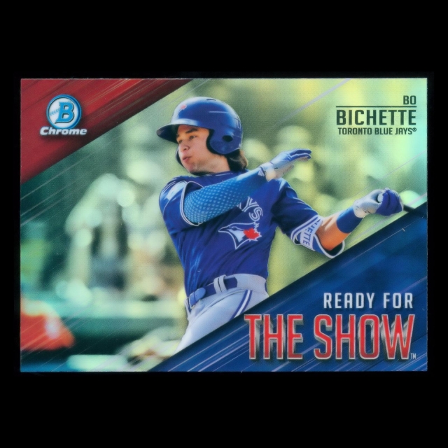 Bo Bichette 2019 Bowman Chrome Read for the Show Blue Jays