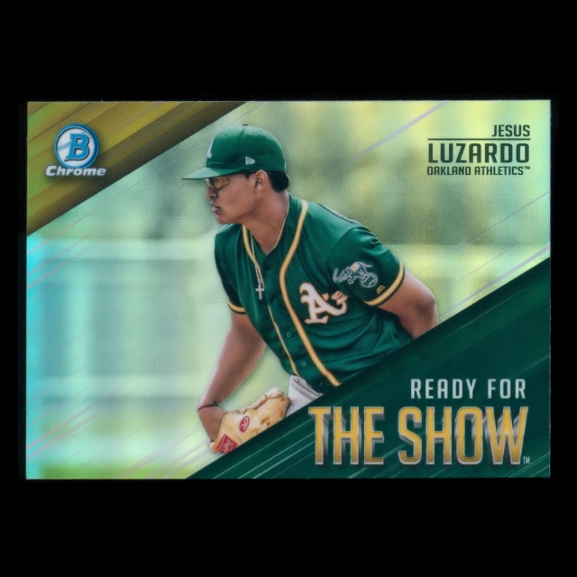 Jesus Luzardo 2019 Bowman Chrome Ready for the Show Athletics
