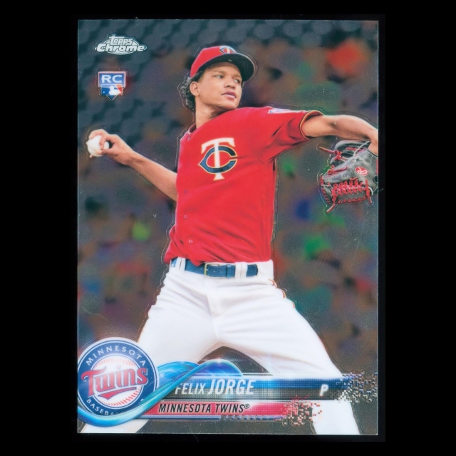Felix Jorge RC 2018 Topps Chrome Rookie Twins