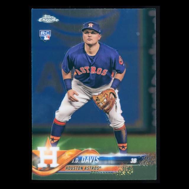 J.D. Davis RC 2018 Topps Chrome Rookie Astros