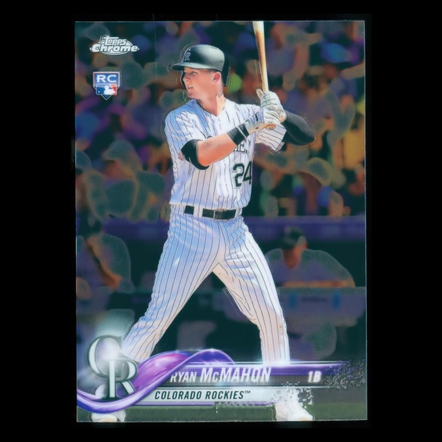 Ryan McMahon RC 2018 Topps Chrome Rookie Rockies