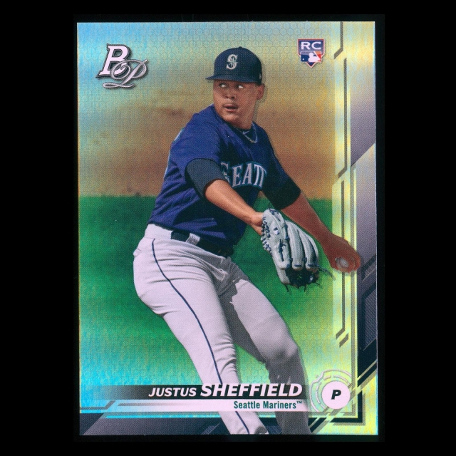 Justus Sheffield RC 2019 Bowman Platinum Rookie Mariners