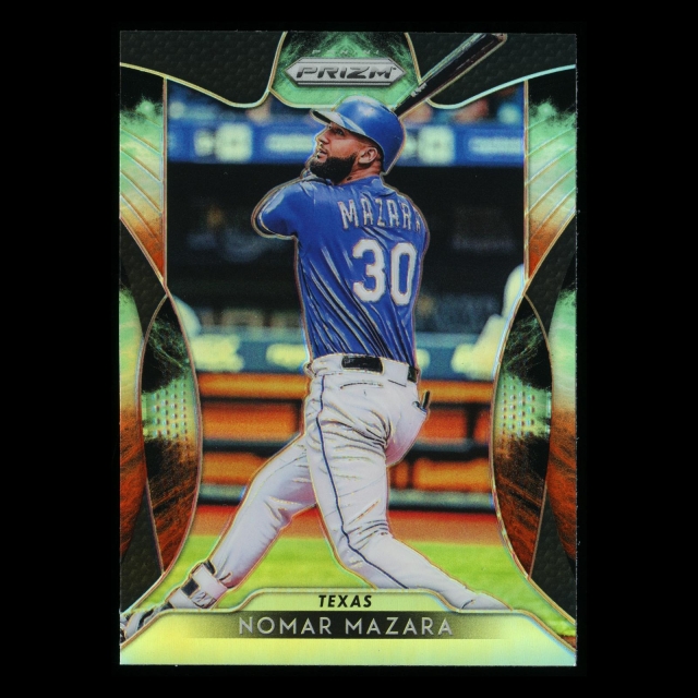 Nomar Mazara 2019 Prizm Cosmic Haze Rangers