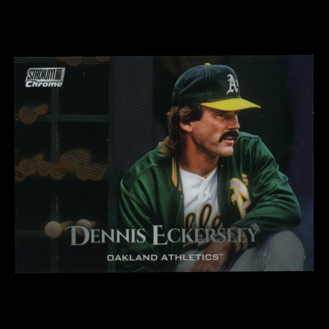 Dennis Eckersley 2019 Stadium Club Chrome Athletics