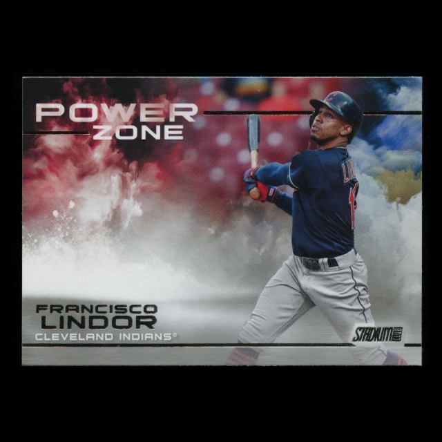 Francisco Lindor 2019 Stadium Club Power Zone Indians