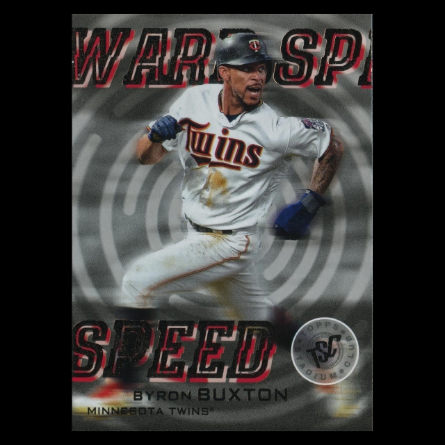 Byron Buxton 2019 Stadium Club Warp Speed Twins