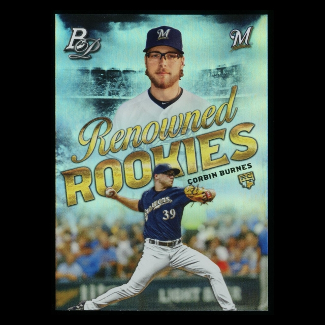 Corbin Burnes RC 2019 Bowman Platinum Renowned Rookie Brewers