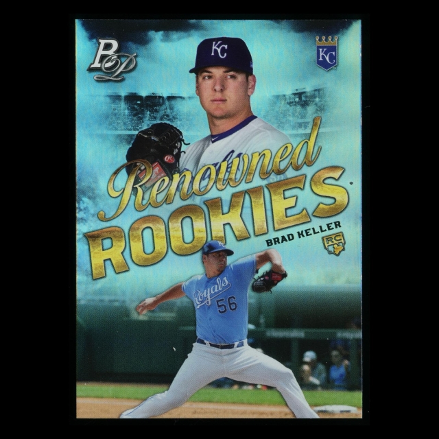 Brad Keller RC 2019 Bowman Platinum Renowned Rookie Royals