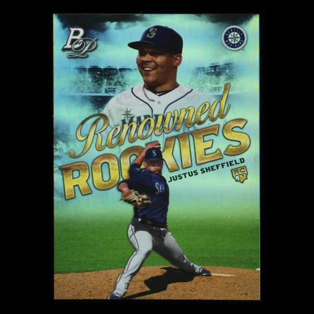 Justus Sheffield RC 2019 Bowman Platinum Renowned Rookie Mariners