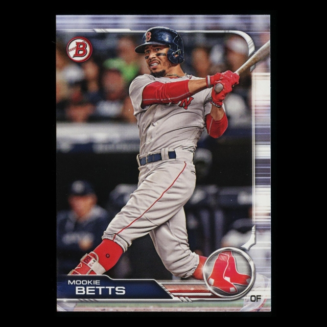 Mookie Betts 2019 Bowman Red Sox