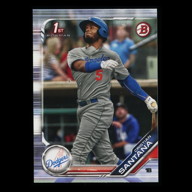 Cristian Santana 2019 Bowman 1st Bowman Dodgers
