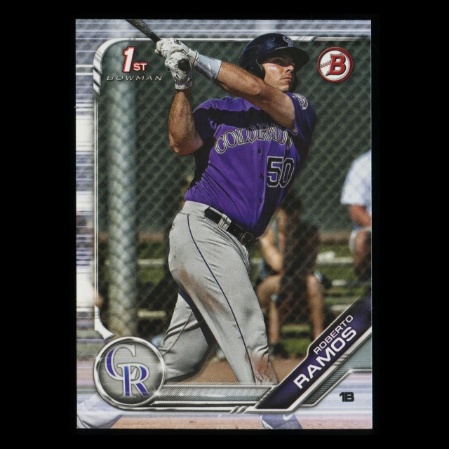 Roberto Ramos 2019 Bowman 1st  Bowman Rockies