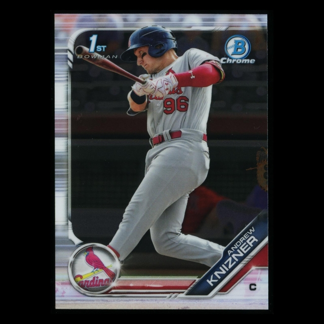 Andrew Knizner 2019 Bowman Chrome 1st  Bowman Cardinals