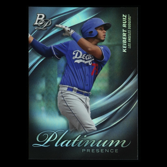 Keibert Ruiz 2019 Bowman Platinum Presence Dodgers