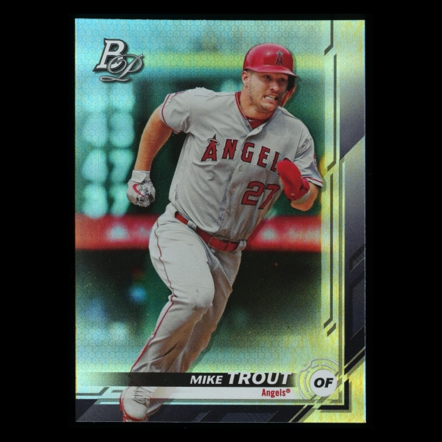 Mike Trout 2019 Bowman Platinum Angels
