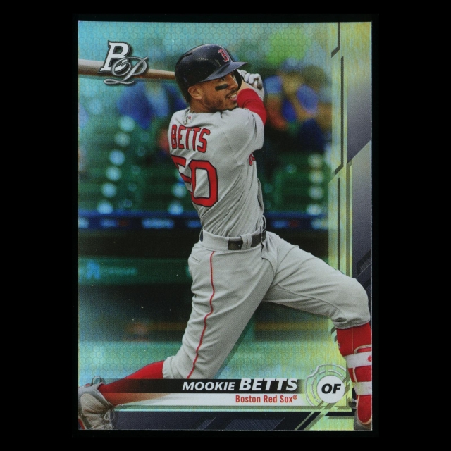 Mookie Betts 2019 Bowman Platinum Red Sox