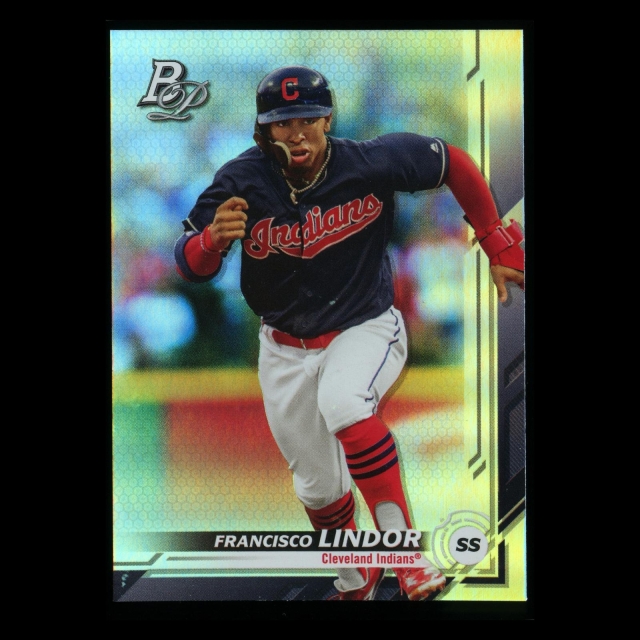 Francisco Lindor 2019 Bowman Platinum Indians
