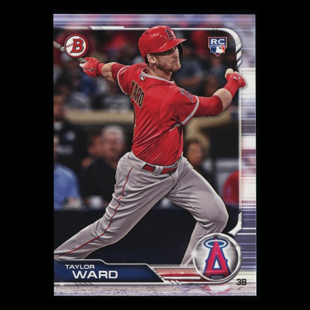 Taylor Ward RC 2019 Bowman Rookie Angels