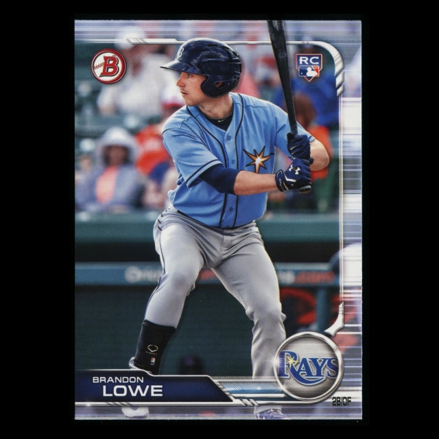 Brandon Lowe RC 2019 Bowman Rookie Rays
