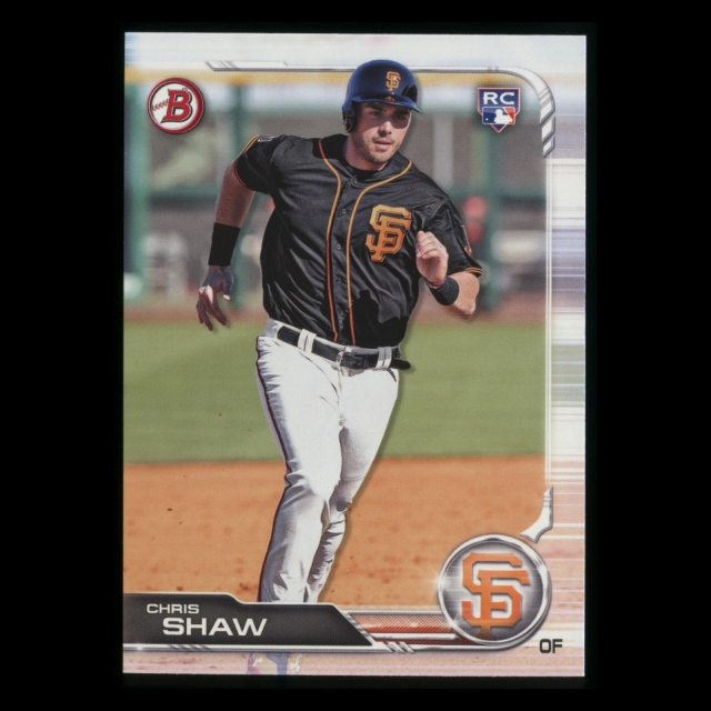 Chris Shaw RC 2019 Bowman Rookie Giants