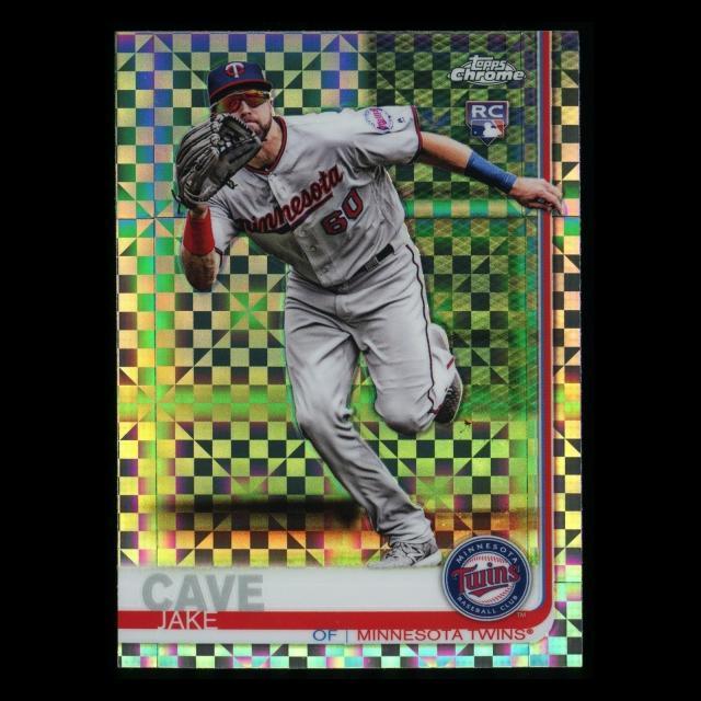 Jake Cave RC 2019 Topps Chrome X-Fractor Rookie Twins