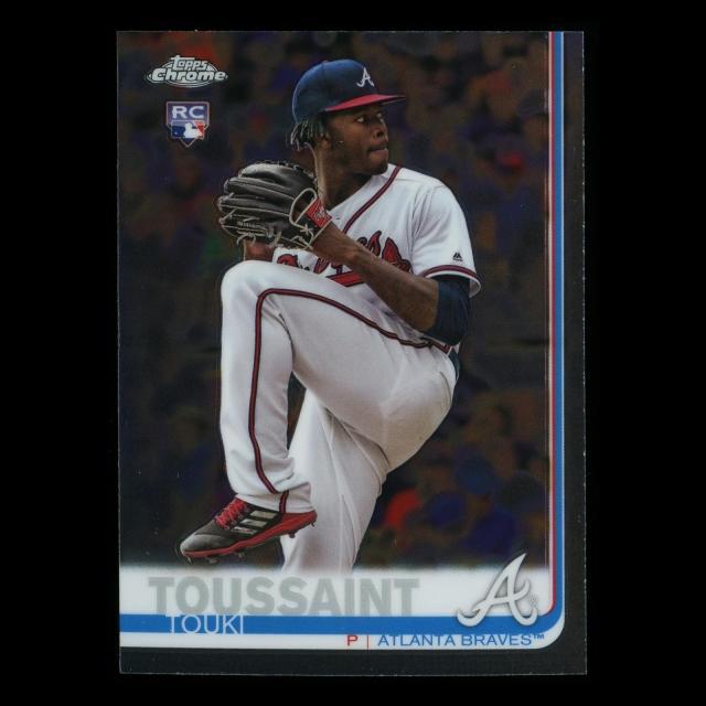 Touki Toussaint RC 2019 Topps Chrome Rookie Braves