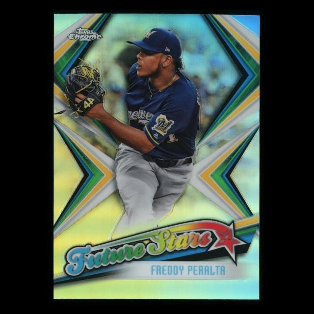 Freddy Peralta 2019 Topps Chrome Future Stars Brewers