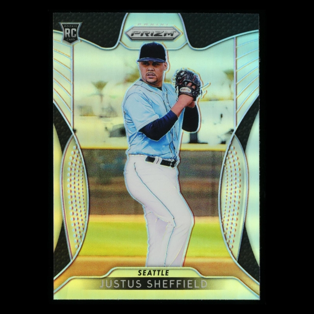 Justus Sheffield RC 2019 Prizm Silver Rookie Mariners