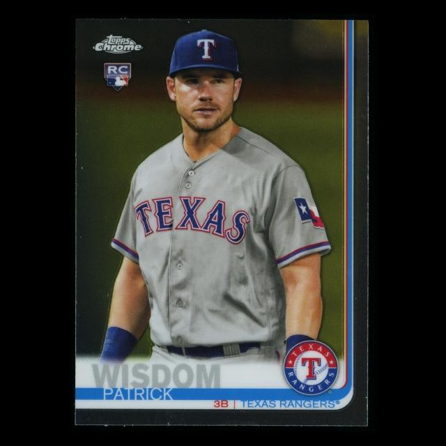 Patrick Wisdom RC 2019 Topps Chrome Rookie Rangers