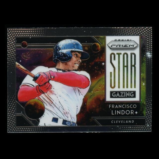 Francisco Lindor 2019 Prizm Star Gazing Indians