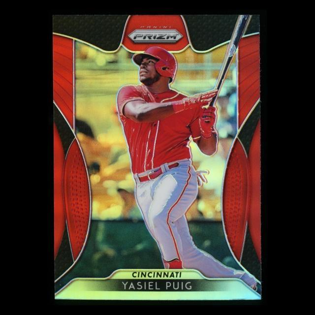 Yasiel Puig 2019 Prizm Red Reds
