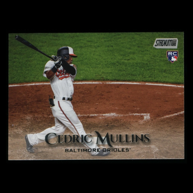 Cedric Mullins RC 2019 Stadium Club Rookie Orioles