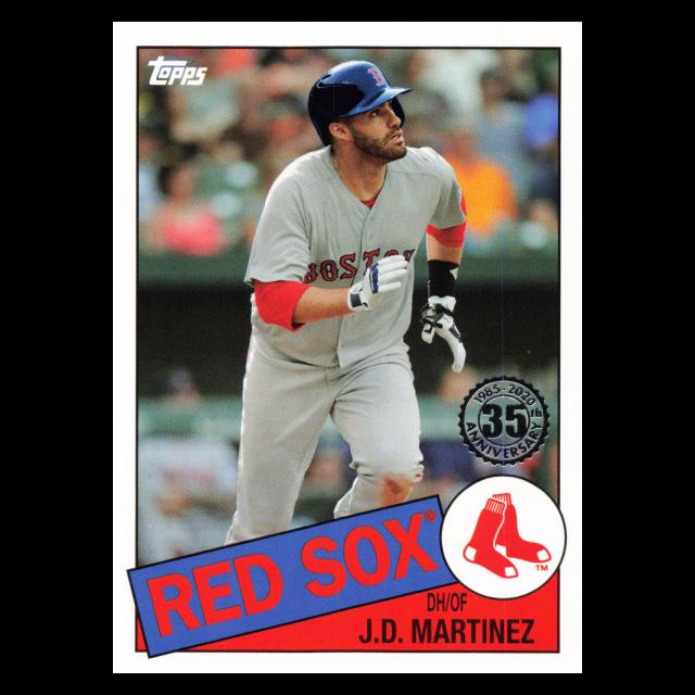 J.D. Martinez 2020 Topps 1985 Retro Red Sox