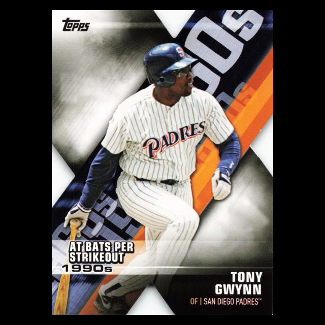 Tony Gwynn 2020 Topps Die-Cut At Bats Per Strikeout 1999s Padres