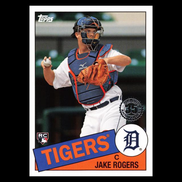 Jake Rogers RC 2020 Topps 1985 Retro Rookie Tigers