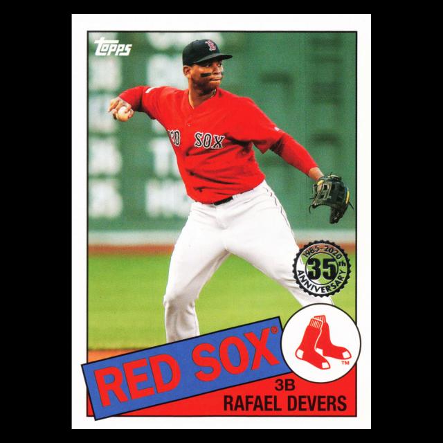 Rafael Devers 2020 Topps 1985 Retro Red Sox
