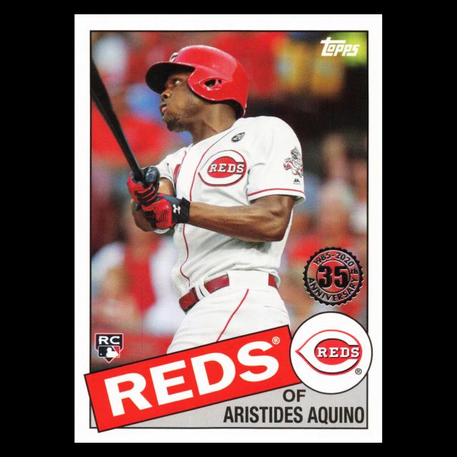 Aristides Aquino RC 2020 Topps 1985 Retro Rookie Reds