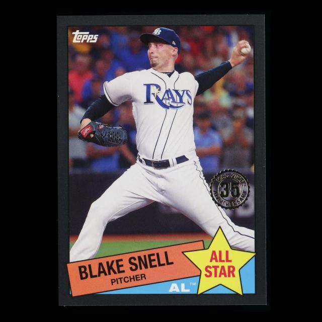 Blake Snell 2020 Topps 1985 Retro AL All Star Rays 218/299