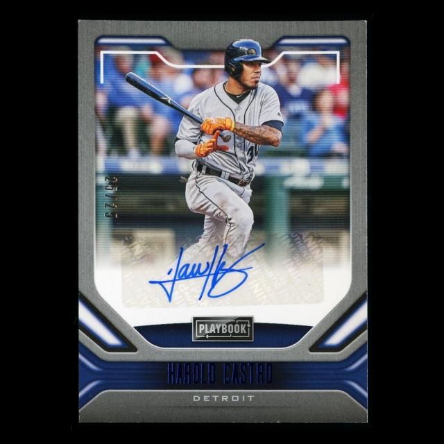Harold Castro 2020 Chronicles Playbook Auto Tigers 25/25