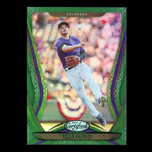 Nolan Arenado 2020 Chronicles Certified Green Rockies