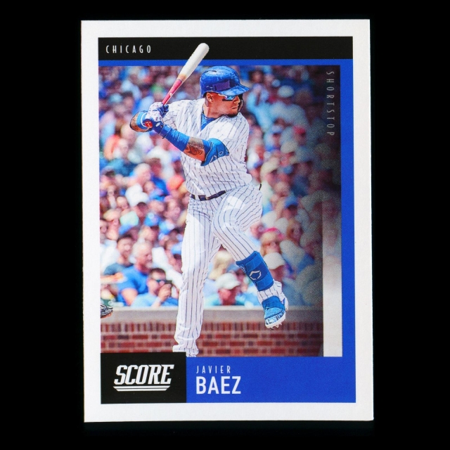 Javier Baez 2020 Chronicles Score Cubs