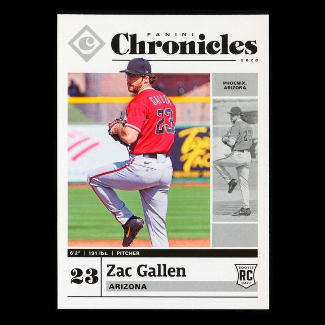 Zac Gallen RC 2020 Chronicles Rookie Diamondbacks