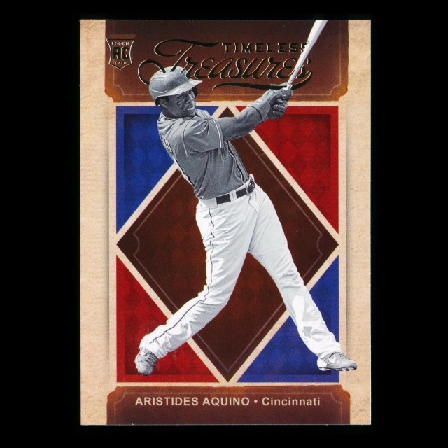 Aristides Aquino RC 2020 Chronicles Timeless Treasures Rookie Reds