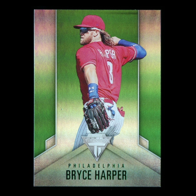 Bryce Harper 2020 Chronicles Titanium Green Phillies