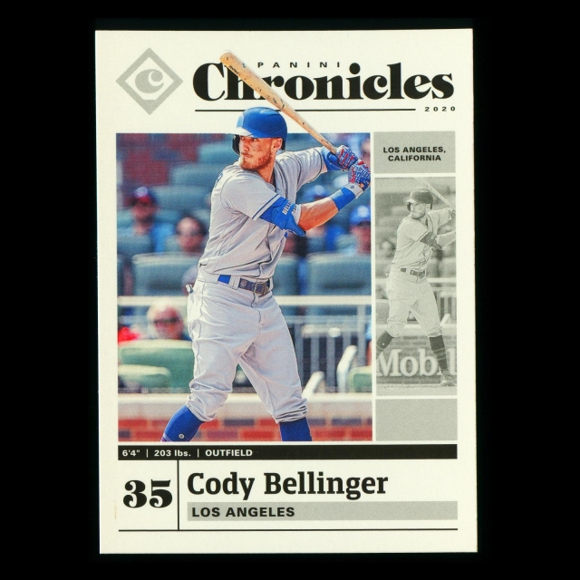 Cody Bellinger 2020 Chronicles Dodgers