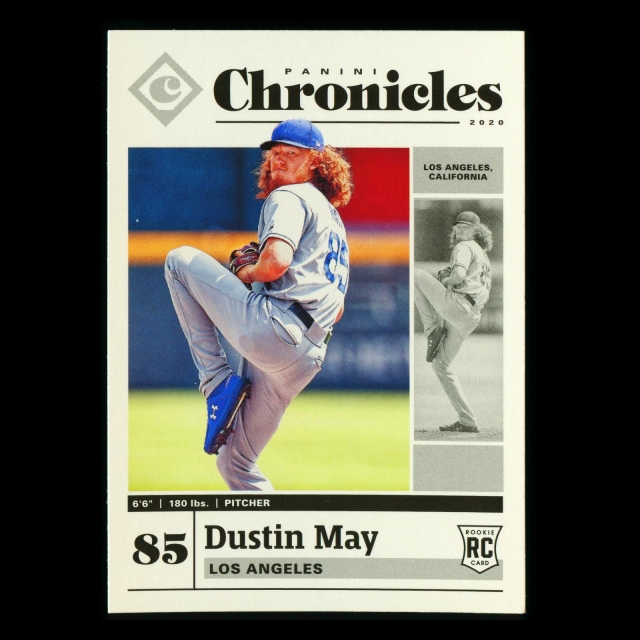 Dustin May RC 2020 Chronicles Rookie Dodgers