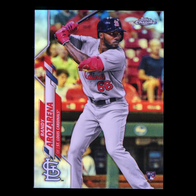 Randy Arozarena RC 2020 Topps Chrome Rookie Refractor Cardinals