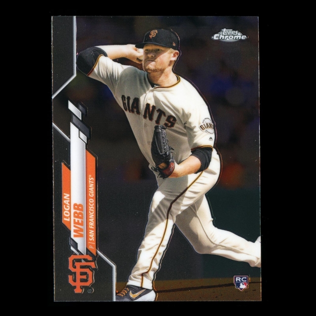 Logan Webb RC 2020 Topps Chrome Rookie Giants