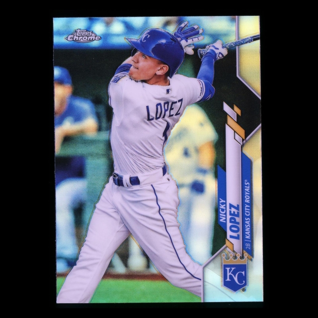 Nicky Lopez 2020 Topps Chrome Refractor Royals