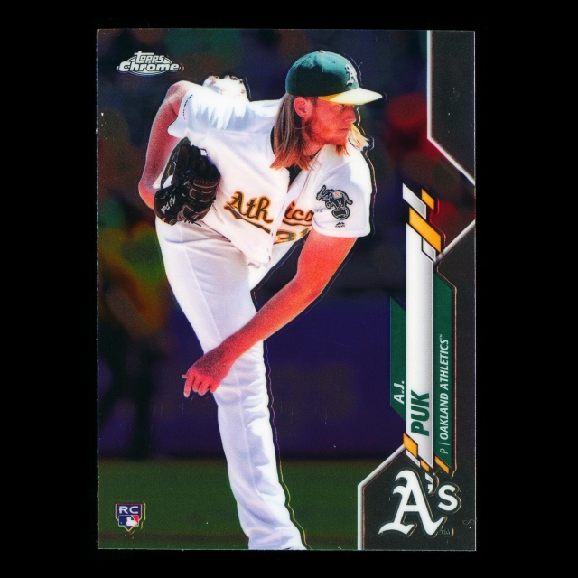 A.J. Puk RC 2020 Topps Chrome Rookie Athletics
